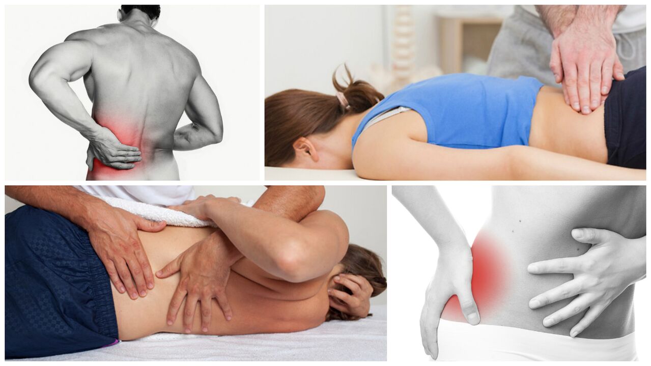 mina lumbar eskualdean