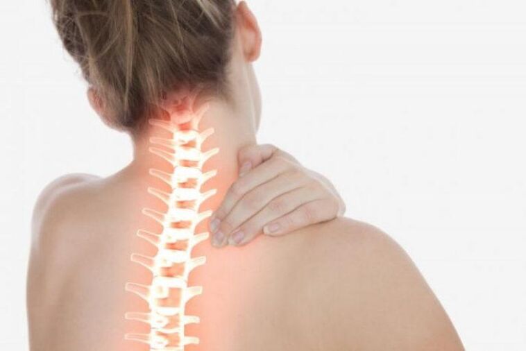 lepoko mina osteokondrosiaren ondorioz